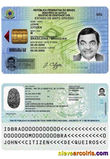 Brazil ID from 2009 2